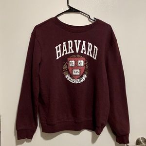 maroon harvard sweater (size L!)